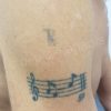 Tatouage note musique