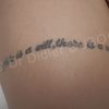 Tatouage phrase